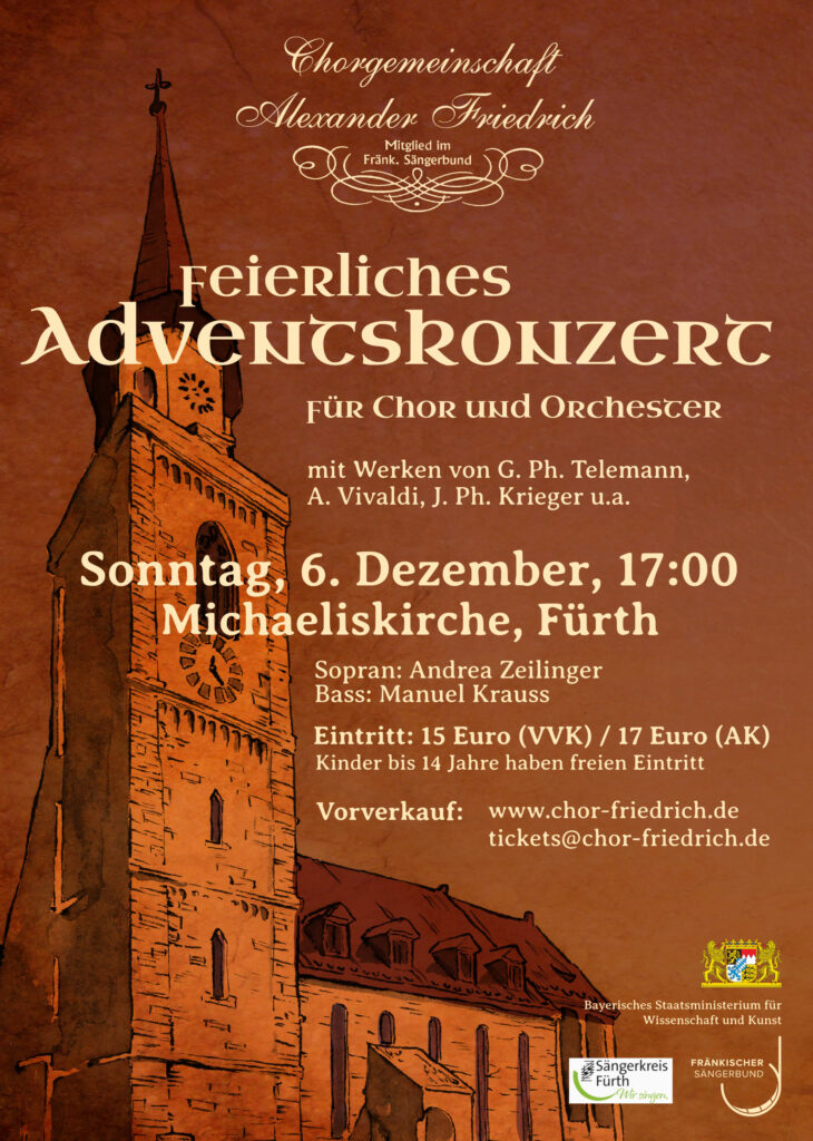 Plakat Adventskonzert 2026